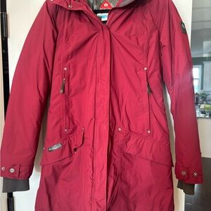 Women's Burgundy Icelandite Turbodown Parka